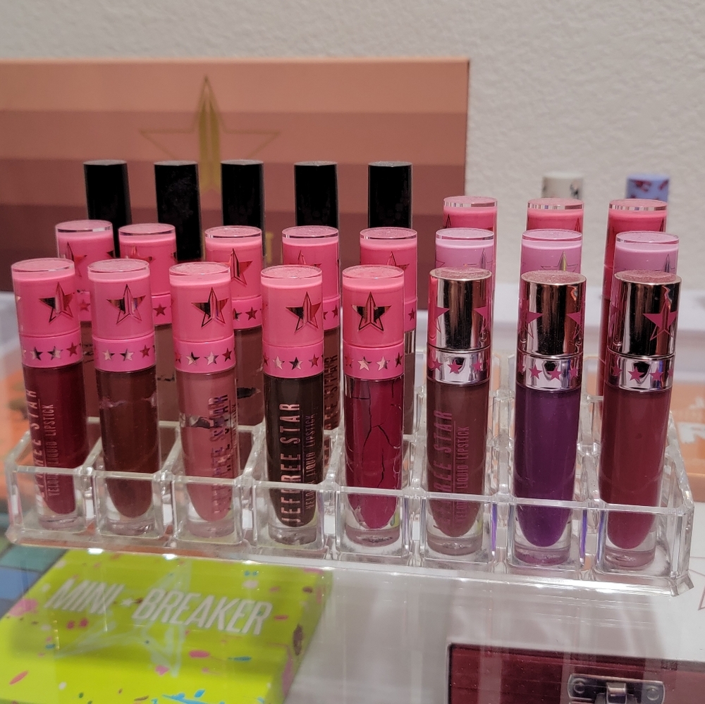 TWO Acrylic Lipstick Stands/Holders